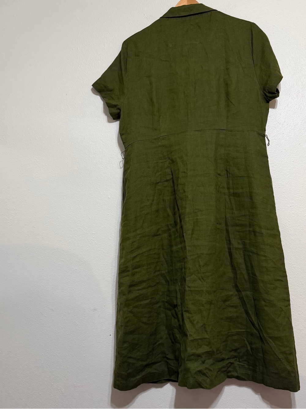 Quince 100% European Linen Button Front Dress ✨ size L - Picture 2 of 8